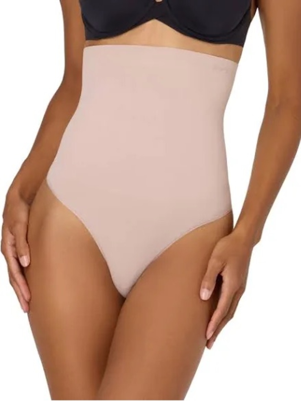 Maidenform Seamless Tummy Control Shapewear High Waist Shaper Thong Size Large